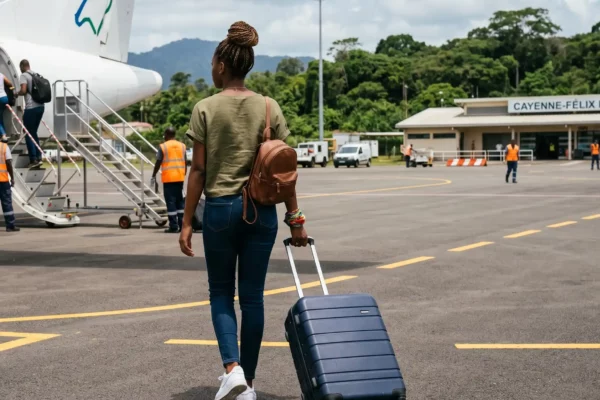 Image montrant un jeune voyageur pour illustrer la mobilité en Guyane